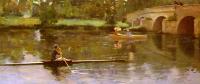 Sir John Lavery - The Bridge At Grez